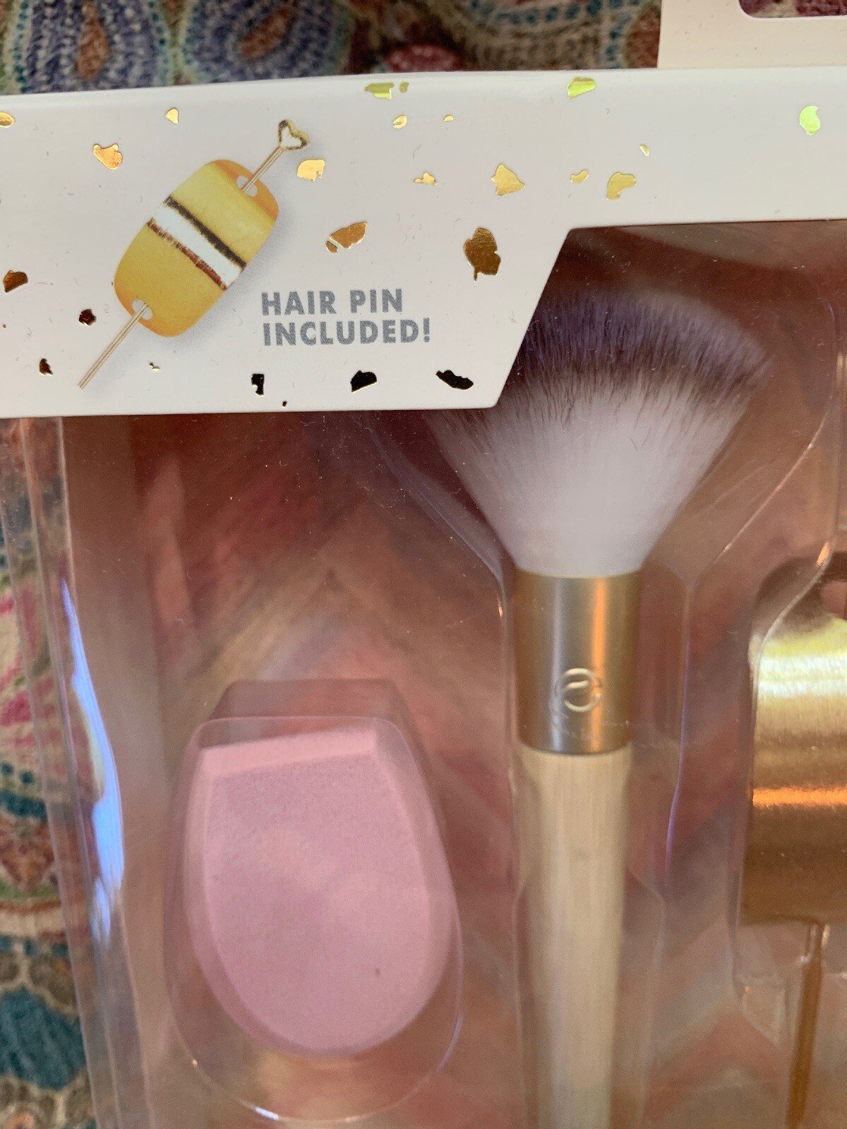 ECOTOOLS Winter Shine Gift Brush Set ET1678 NIB Hair Pin Blender