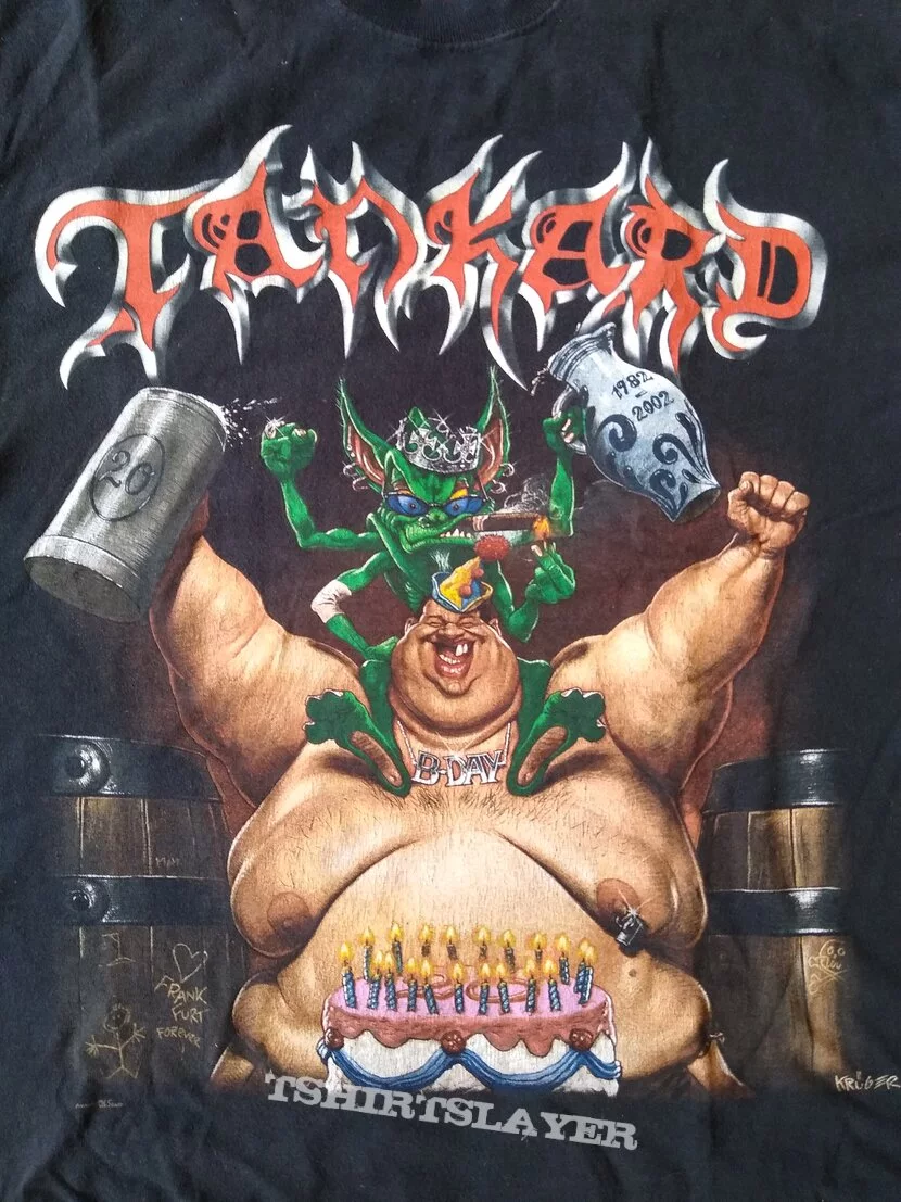 Tankard Band Gift For Fans Black T-Shirt Cotton All Size RM841 | eBay