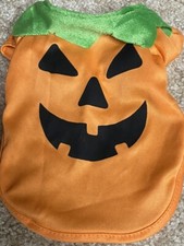 X-Small  Small Pet Dog Puppy T-Shirt Clothes Halloween Costume Pumpkin Witch