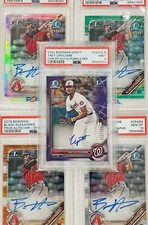 🔥Trey Lipscomb, PSA9 1st Bowman Chrome Purple Refractor RC Auto, Nationals!!🔥