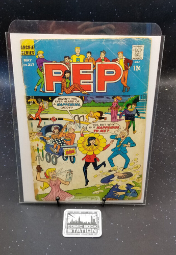 Pep #217 Archie Comics Veronica Betty Mr. Lodge Archie Decarlo May '68 ...