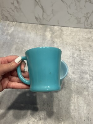 レア Fire King Turquoise Blue Ice Bucket レア Fire King Turquoise