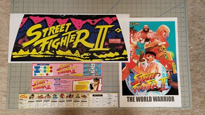 (Backlit) CAPCOM Street Fighter II 2 World Warriors Artwork CPS1 Jamma