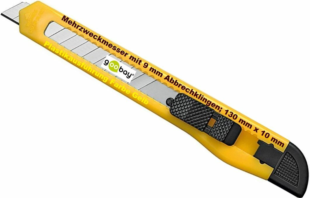 greenteQ Ersatzklingen 18 mm für P-Cuttermesser (10er Pack) - Messer greenteQ Ersatzklingen 18 mm für P-Cuttermesser (10er Pack) - Messer
