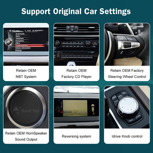 Wireless CarPlay Car Multimedia Retrofit Kit For BMW X5 F15 F85 X6 F16 F86 NBT - Picture 10 of 11