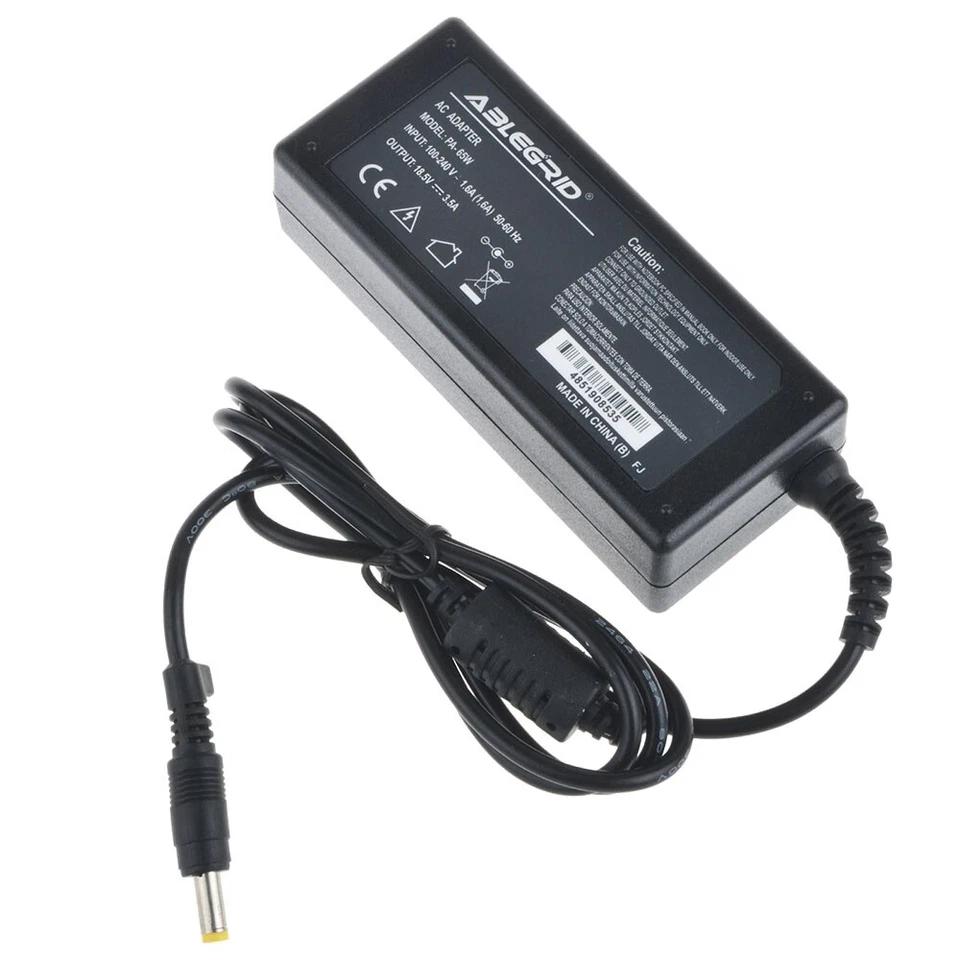 65W AC/DC Power Adapter Charger For HP Compaq Presario C300 C500 C700 F500 F700 - Imagem 3 de 4
