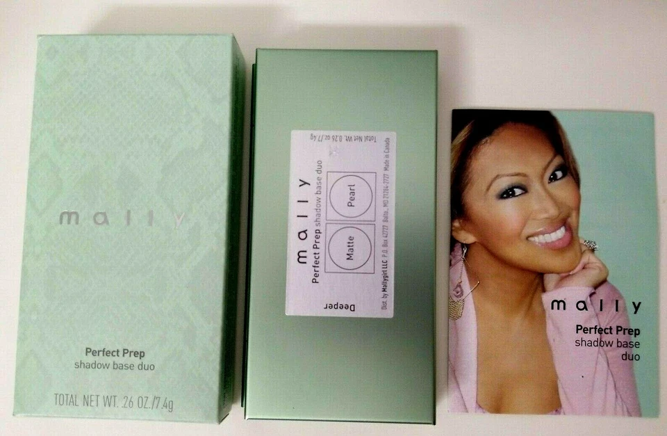 Mally Perfect Prep Shadow Base duo Matte and Pearl 0.26 oz DEEPER NEW in a BOX - Image 4 of 4