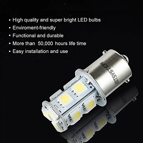 12 x HOTSYSTEM 1156 LED SMD LED Bulbs Interior RV Camper Cool White CR007 EE - Image 2 of 4
