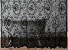 Cortina De Ducha Floral Vintage, Decoración De Baño De Flores Negras Y Rojas, Juego De Cortina De Ducha De Tela Impermeable Moderna Retro Con Ganchos, 72 X 78 Pulgadas