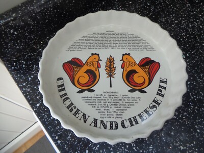 ASHLEY KERAMIK FLANSCHALE - CHICKEN AND CHEESE PIE
