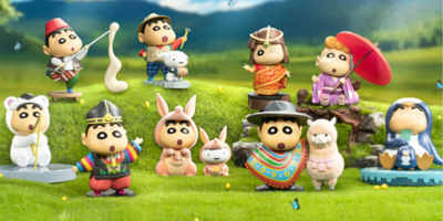 shinchanアートランバー Crayon Shin-Chan Funny Samba Dancer 18.7cm/7.3