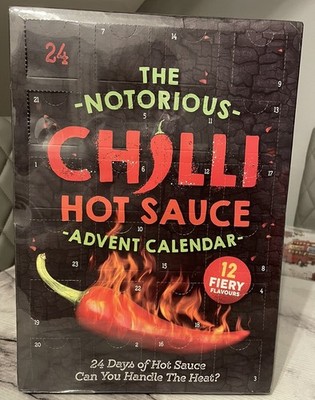 24 Days The Notorious Chilli Hot Sauce Adventskalender Weihnachtsgeschenk