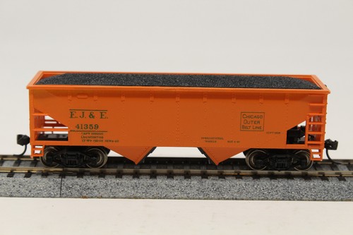 Tolva redonda escala HO de 2 bahías con carga de carbón EJ&E 41359 naranja RTR | Condition: Used