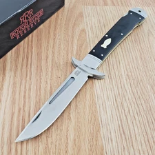 Rough Ryder Reserve Kayak Folding Knife 5" D2 Tool Steel Blade Black Oak Handle