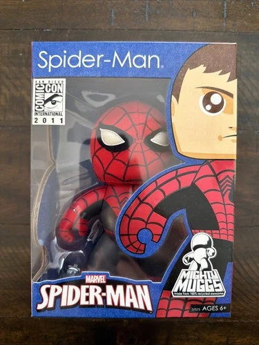 Hasbro Mighty Muggs SPIDER-MAN SDCC 2011 Exclusive SEALED Removable Mask