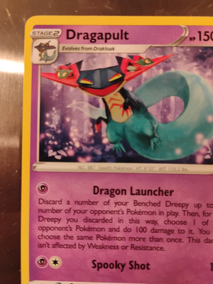 dragapult pokemon card mcdonald's 2025 '24 Collection #6 CGC AUTH on Fanatics Collect Card Number / Rarity Dragapult #006/015 McDonald's Promos 2024