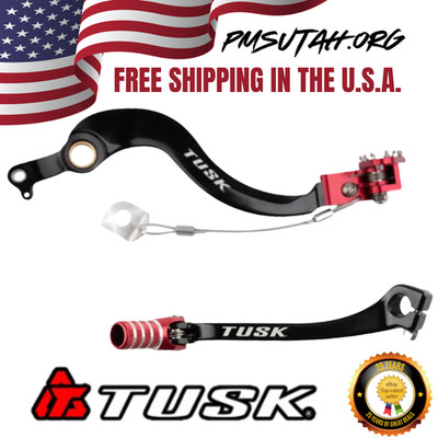 Tusk Brake Shift Pedal 2005-2009 Honda CRF450X CRF 450X Combo Foot Lever Red 