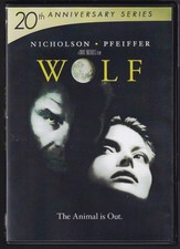 Wolf  DVD  1994  - WIDESCREEN  - Jack Nicholson, Michelle Pfeiffer, James Spader