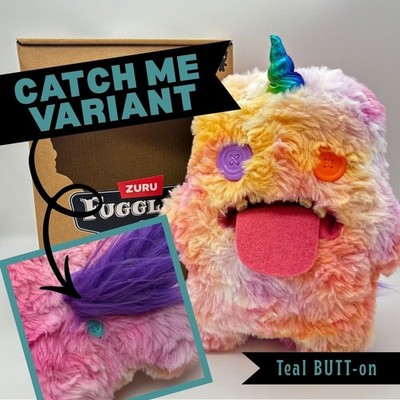 CATCH ME Fuggler Fugglercorns OOGAH BOOGAH Plush *Teal Button Variant* NEW