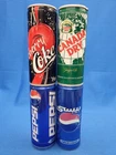 Lot of 4 Vintage PEPSI/COKE/CANADA DRY - 250ml Soda Cans BELGIUM/MALAYSIA/ARABIA