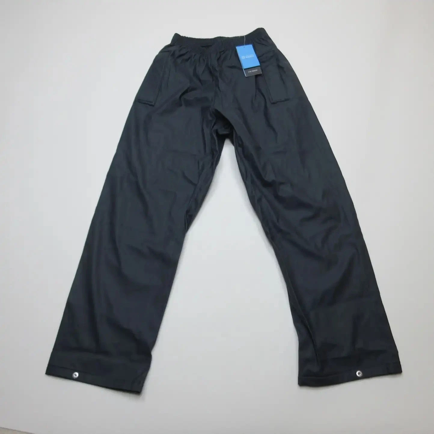 Fort Workwear Mens Flex Trousers Size S Navy Waterproof Work Pants Elastic Waist