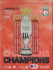 TRENT ALEXANDER-ARNOLD LFC 19/20 CHAMPIONS SIGNED PROGRAMME (ACG CERT AG18800)