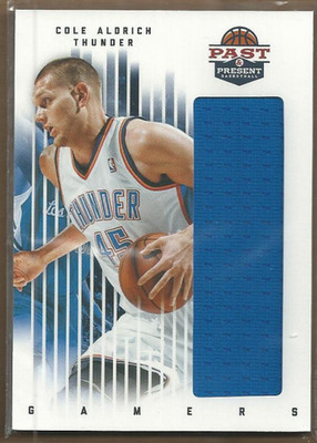2011-12 Panini Past and Present Gamers Jerseys #25 Cole Aldrich Jersey BSK