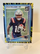 2025 Panini Optic Electricity Parallel /75 Kyle Williams RC New England Patriots
