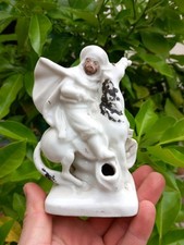 Porte Plume Porcelaine Paris Blanche XIXe Cavalier Cheval Algérie Tunisie ?