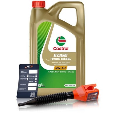 CASTROL 5 L LITER EDGE TURBO DIESEL 5W-40 MOTOR-ÖL MOTOREN-ÖL 50133390