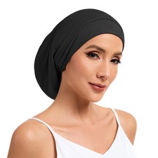 Mulberry Silk Bonnet for Sleeping Women, 22 Momme 100 Silk Lining Hair Wrap ...