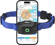 RPZ Invisible Dog Fence, GPS Wireless Electric Fence System Perimeter Collar for