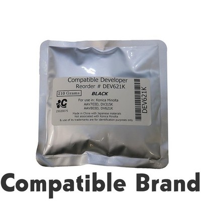FOR KONICA MINOLTA BLACK DEVELOPER 210 GRAMS DEVELOPER DEVELOPER ONLY AAV703D AC