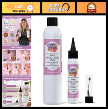 Clear Craft Glue Kit - 8oz  2oz Bottles, Ultra Fine Metal Tip, Pin Included