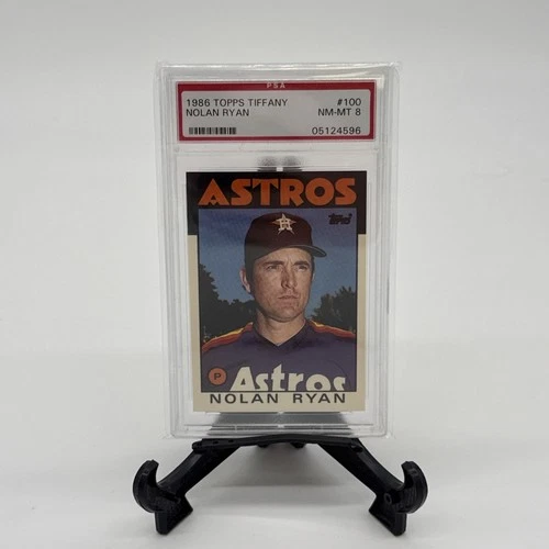 1986 Topps Tiffany Nolan Ryan #100 PSA 8 Astros Read Description