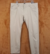 Pantalones HUGO BOSS Para Hombre Talla 40x32 Tostado Performance Tech Pantalón DELAWARE $178