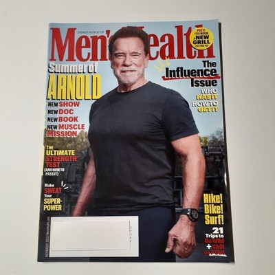 Men's Health Magazine July/August 2023 Summer of Arnold Schwarzenegger Strength