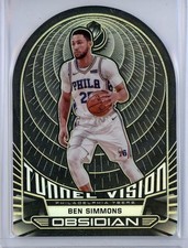 2019-20 Panini Obsidian Ben Simmons Gold Tunnel Vision Numbered /10 