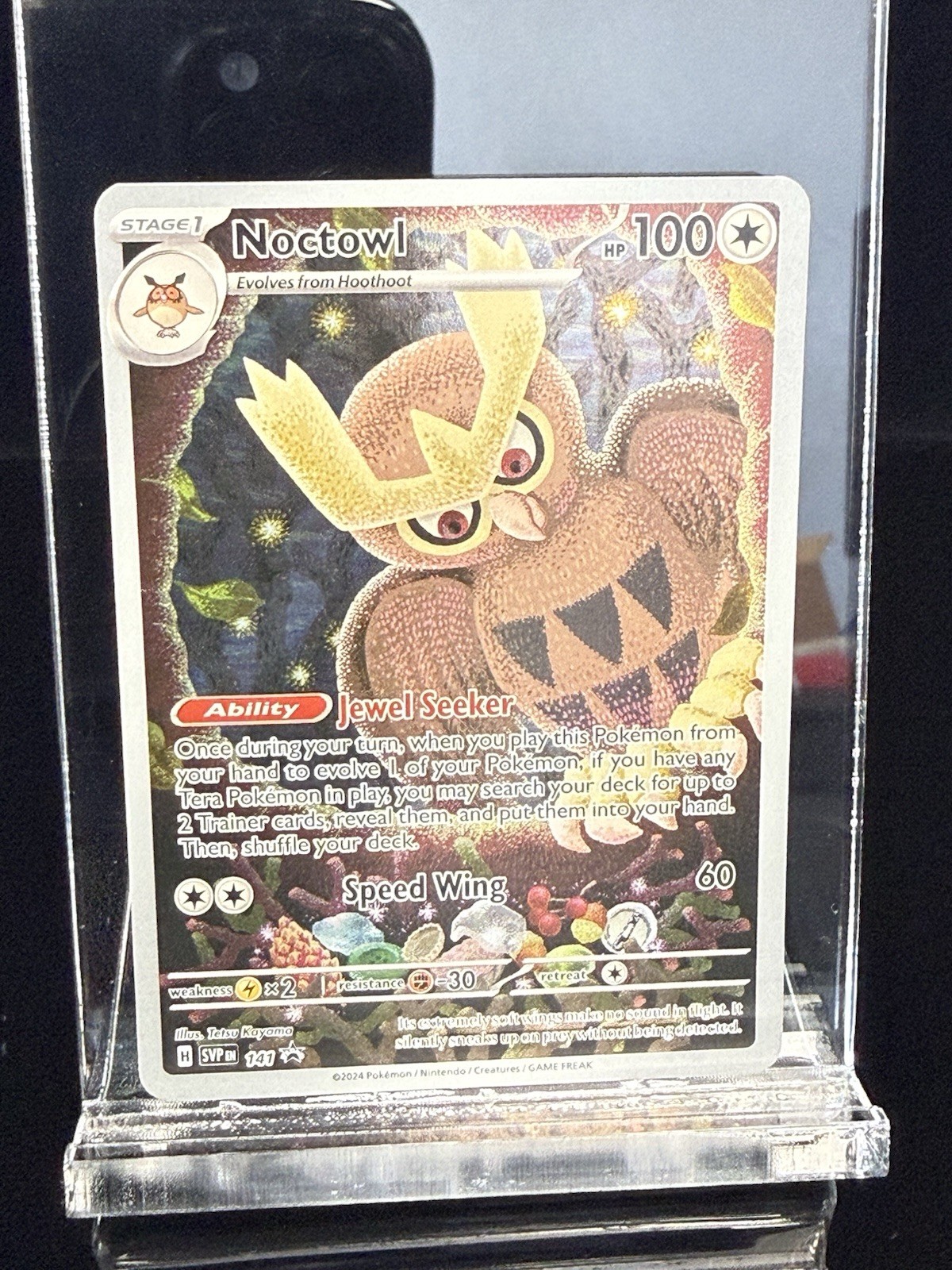 The Pokémon Company Noctowl 141 SV Scarlet & Violet Promo Holo Eng Stage 1 100