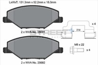 BremsbeläGe Mini Mini Cabrio (R57) Cooper S Baujahr 12/08-07/10 KW 128 PS 174 -