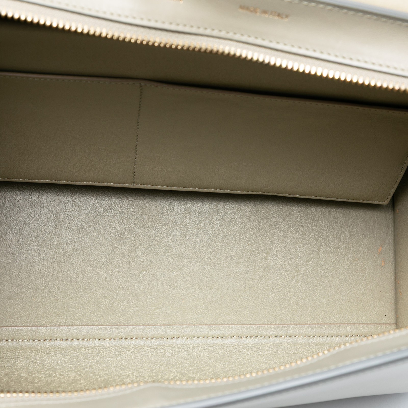 Authenticated Celine Medium Bicolor Leather Trape… - image 4