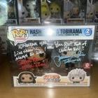 Funko Pop! Naruto Shippuden Hashirama & Tobirama 2-Pack AE Exclusive Signed JSA