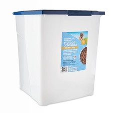 Extra Large 50 lb Pet Food Storage Container with Locking Lid Airtight for Dog