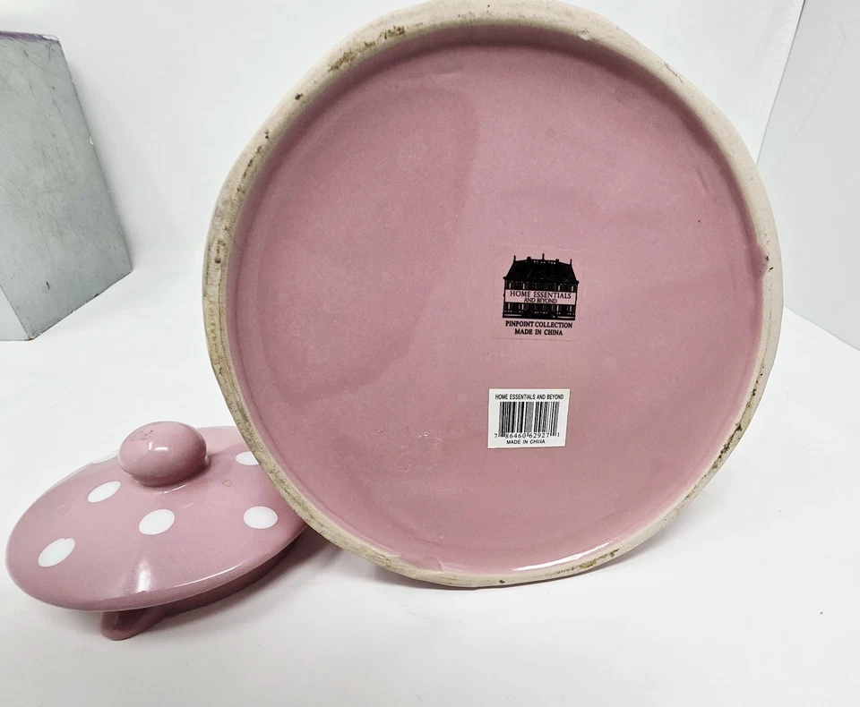 Tetera Maxwell and Williams, rosa con lunares blancos, elementos esenciales para el hogar Foto 3 de 3