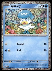 Quaxly 003/015 McDonald's Collection 2023 Holo Promo