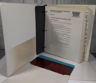 Heathkit Continuing Education AC Electronics 1975 With 5 Records
