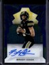 2025 Leaf Trinity Brady Cook Clear Acetate Blue Autograph Auto #22/35