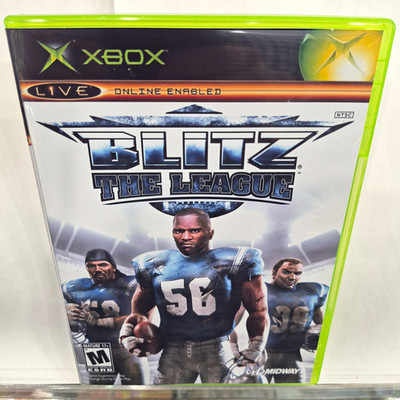 Midway Blitz: The League (Microsoft Xbox, 2005) With New Cover 