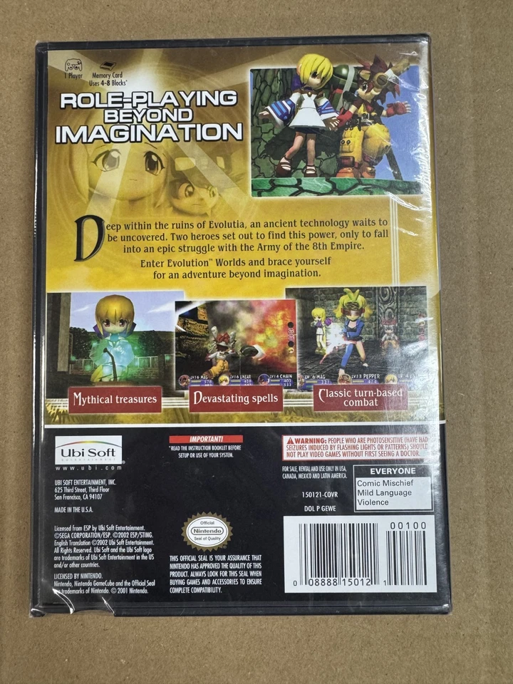 Evolution Worlds Nintendo Gamecube New Factory Sealed - Image 2 of 3