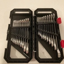 HUSKY 20-Piece RATCHETING Combination WRENCH SET 72-Tooth  SAE/MM Combination